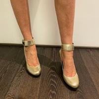 Scarpe dorate United Nude