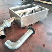 cappa inox completa di tubi usata