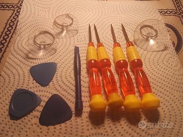 KIT STRUMENTI RIPARAZIONE  SMARTPHONE TABLET ECC