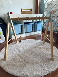 Palestrina baby gym in legno per neonati