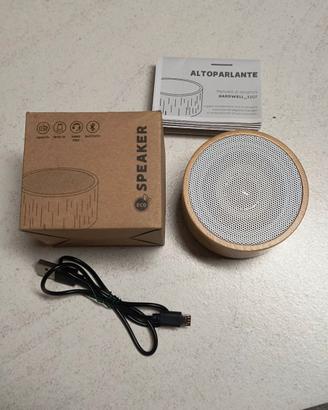 Cassa speaker Bluetooth, radio FM, micro SD