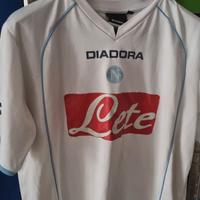 0967NN-Maglia Calcio Napoli Diadora N.7 Taglia M