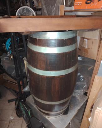 vetrina da banco, botte con tavolo, compressore cu