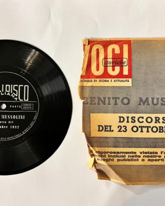 Voci Storiche Publidisco – La voce di Mussolini –