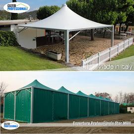 Copertura gazebo 7x7 a punta per bar ristoranti