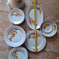 servizio piatti vintage