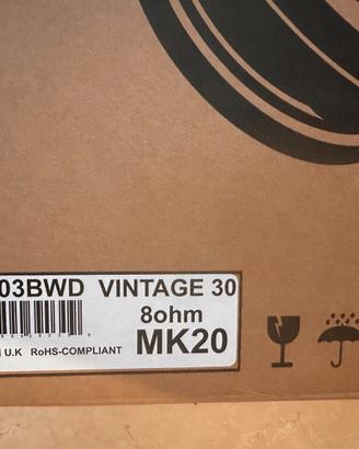 celestion g12 V30 8 Ohm Made in England