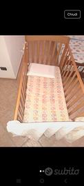 culla foppapedretti più materasso e cuscino 