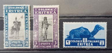 REGNO D’ITALIA – 1930-33 COLONIE ITALIANE ERITREA
