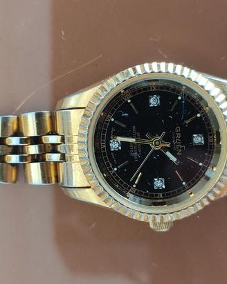Orologio Gruen donna vintage quarzo ;non funziona