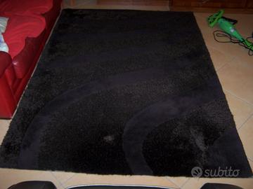 Tappeto Lusotufo mod. Etna color marrone scuro