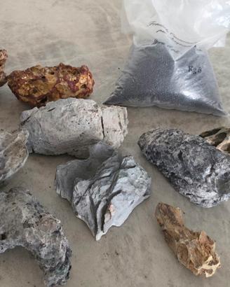 ROCCE PIU SABBIA ACQUARIO 