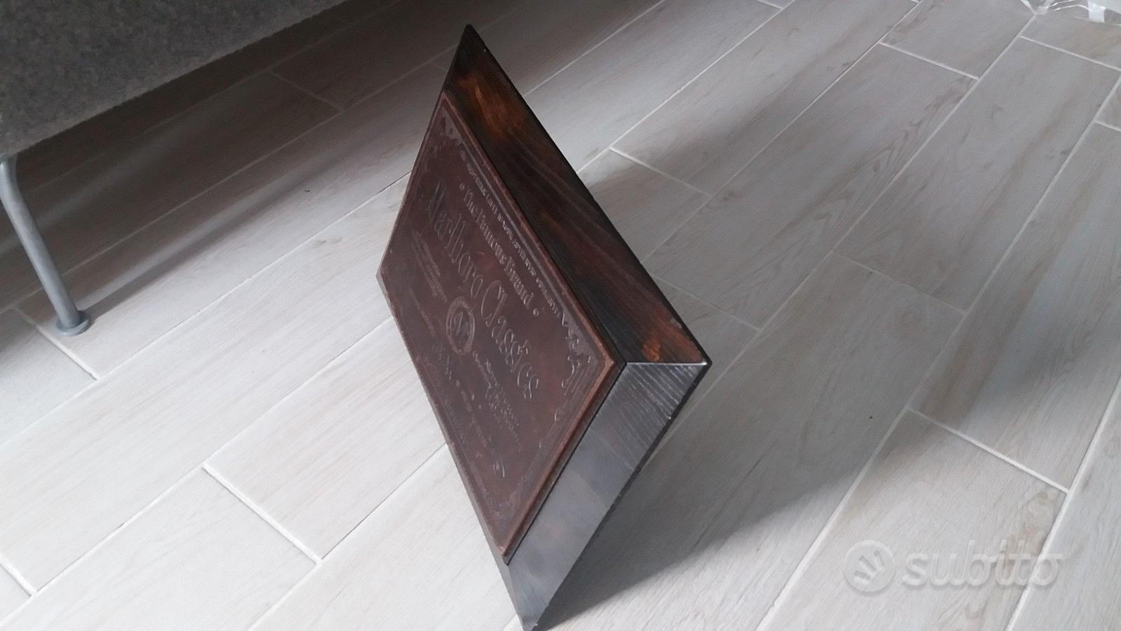 Tappeto Piccolo Antico Tibetano Decorativo Annodato a Mano (86x57 cm