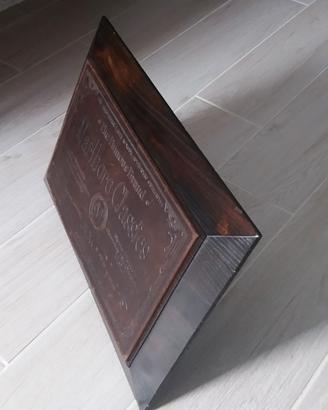 Quadro legno e cuoio Marlboro