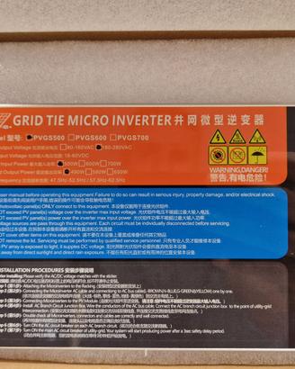 Inverter fotovoltaico da balcone 500W