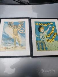 litografie di pubblicità 