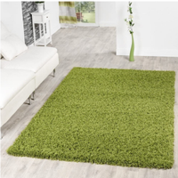 Tappeto in lana verde