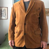 Giacca in in vera pelle  colore  cognac