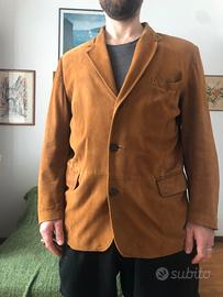 Giacca in in vera pelle  colore  cognac