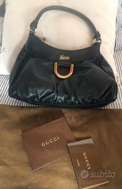 Gucci Abbey Hobo in Pelle Nera - Come Nuova