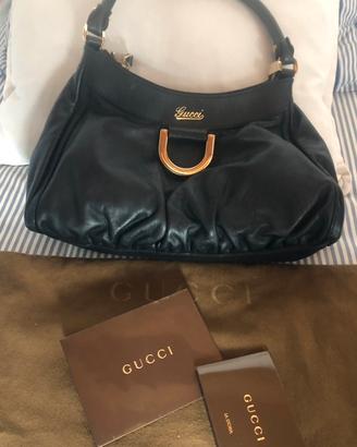 Gucci Abbey Hobo in Pelle Nera - Come Nuova