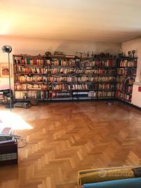 Libreria con tavole di teak naturale massello '50