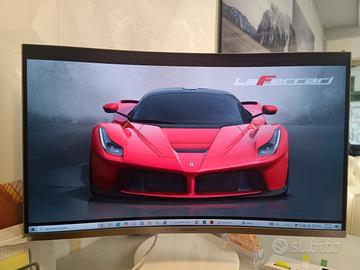monitor Samsung curvo risoluzione 2560x1440