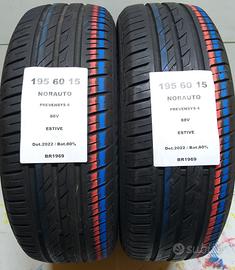2 GOMME 195 60 15 NORAUTO BR1969