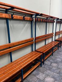 Panchine e armadietti per palestra