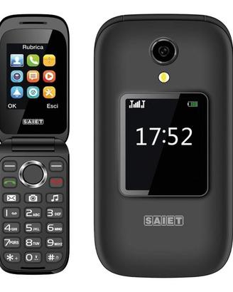 SAIET LIKE MC21 Cellulare Flip con Doppio Display