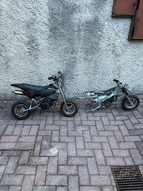 lotto 3 minimoto (cross+2 stradali) +ricambi