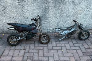 lotto 3 minimoto (cross+2 stradali) +ricambi