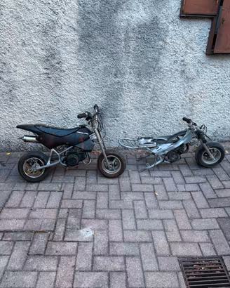 lotto 3 minimoto (cross+2 stradali) +ricambi