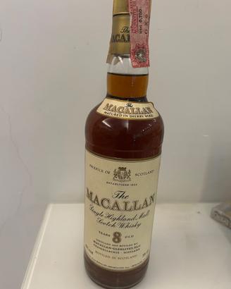 Whisky Vintage The Macallan 8 Anni – Sherry Wood –