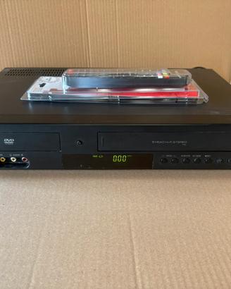COMBO SAMSUNG VIDEOREGISTRATORE VHS ,DVD"FUNZIONAN