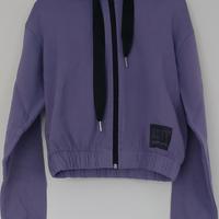 Tuta felpa bambina 10 anni viola