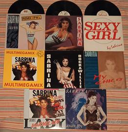 Sabrina Lotto 8 x Vinile 12 - SABRINA SALERNO