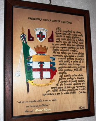 PREGHIERA SANITA' MILITARE QUADRO UNICO