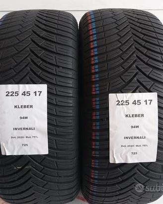 2 gomme 225 45 17 kleber a725