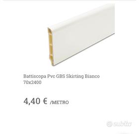 Battiscopa pvc