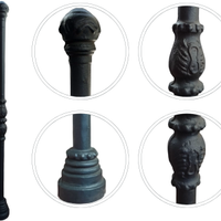 Caposcala colonna ghisa ringhiere scale balconi
