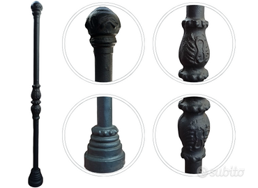 Caposcala colonna ghisa ringhiere scale balconi