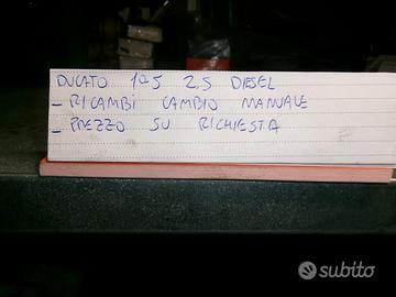 Ricambi cambio fiat ducato 2.5 d prima serie
