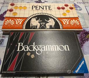 Giochi societa PENTE e BACKGAMMON
