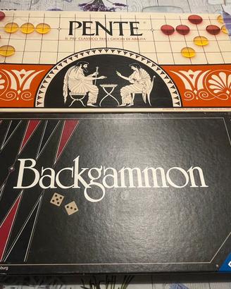 Giochi societa PENTE e BACKGAMMON