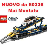 LEGO - Vagone Auto+Auto+Rampa+Binar da 60336 NUOVO