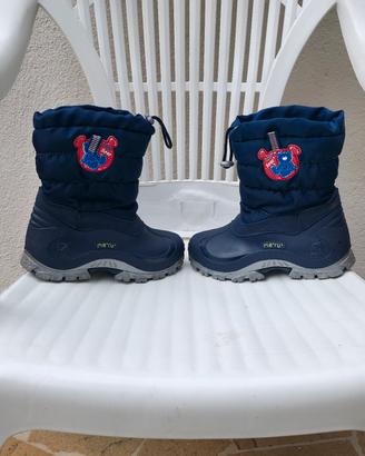 scarponi bambino da neve taglia 31