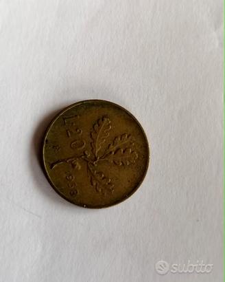 Moneta da 20 lire del 1958