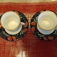 Coppia di Tazze Vintage in Porcellana