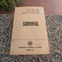 Us department of the army - field manual/ survival